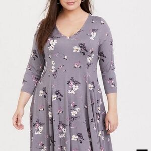 Mini Jersey Trapeze Dress Size 6